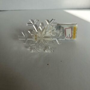Crystal Snowflake Wallflower Plug in Night Light NWWT